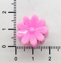 Broche p/pelo acrílico flor x 6 un.