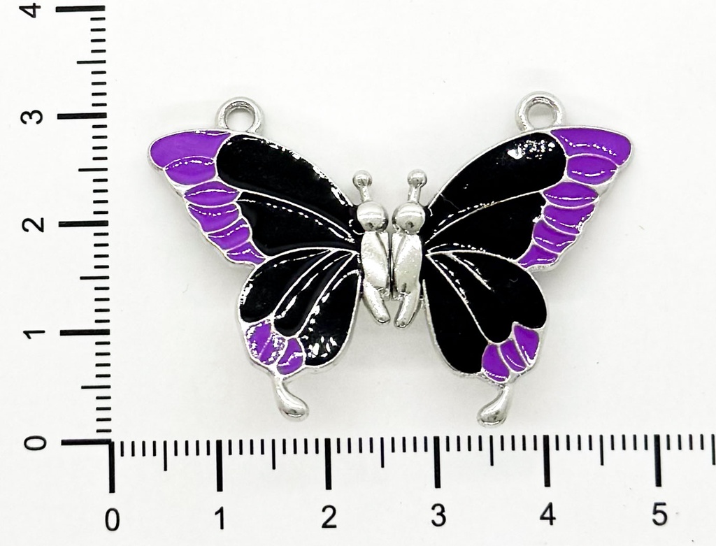 Dije imantado mariposa esmaltada Mod1 x 1un.