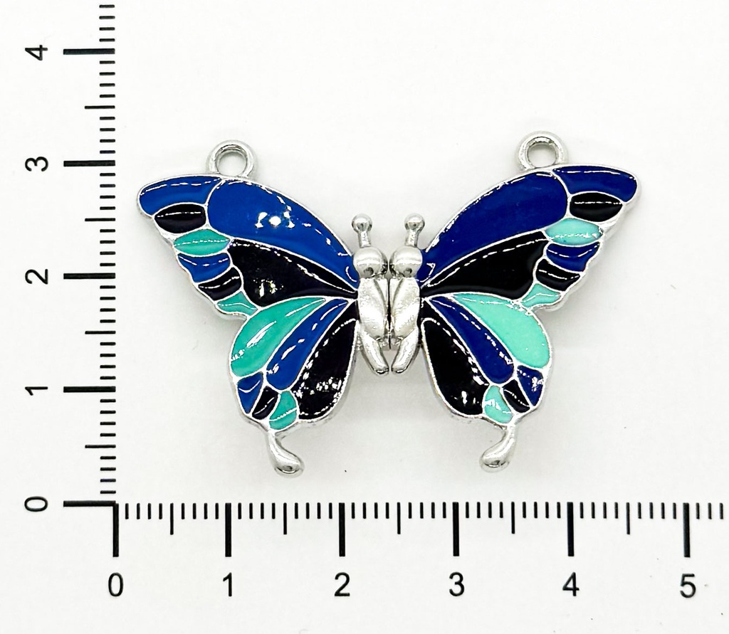 Dije imantado mariposa esmaltada Mod1 x 1un.