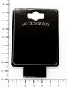 Cartoncito accesorios rectangular negro x 10un.