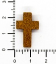 Cruz de madera marron 22x15 mm x 10 un.