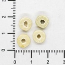 Donitas de madera beige  8mm x 10gr