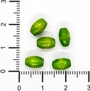 Arroz madera 8x5mm verde x 20gr.