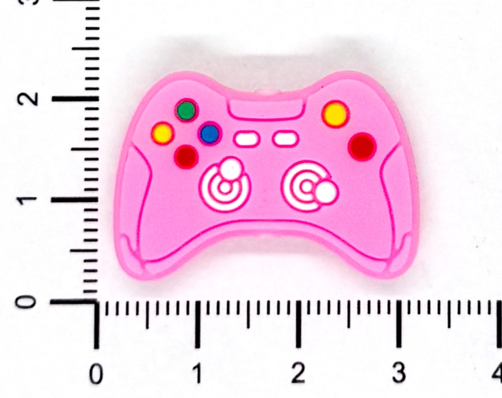 Dije silicona pasante No-Tox Joystick rosa x 1 un.