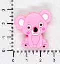 Dije silicona pasante No-Tox Koala rosa x 1 un.
