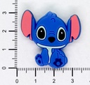 Dije silicona pasante No-Tox Stitch azúl x 1 un.