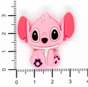 Dije silicona pasante No-Tox Stitch rosa x 1 un.