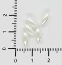 Perla arroz perlada 4x8mm x 10grs.