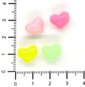 Plástico infantil pastel corazón (2) x 10gr.
