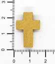 Cruz de madera beige 22x15 mm x 10 un.