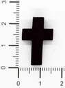 Cruz de madera marron oscuro  22x15 mm x 10 un.