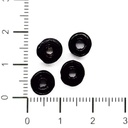 Donitas de madera negra 8mm x 10gr