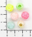 Plástico infantil pastel brillo rosa 10mm x 10 gr.