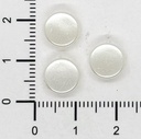 Perla de río plástica pastilla 8mm x 10gr.