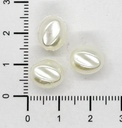 Perla de río plástica piedrita irregular 10mm #05 x 10gr