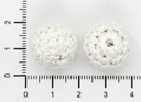 Bolitas 14mm tejidas crochet x 2 un 