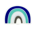 Dije silicona pasante No-Tox Arco Iris x 1 un.