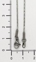 Cadena acero quirúrgico #466 45cm x 1un 