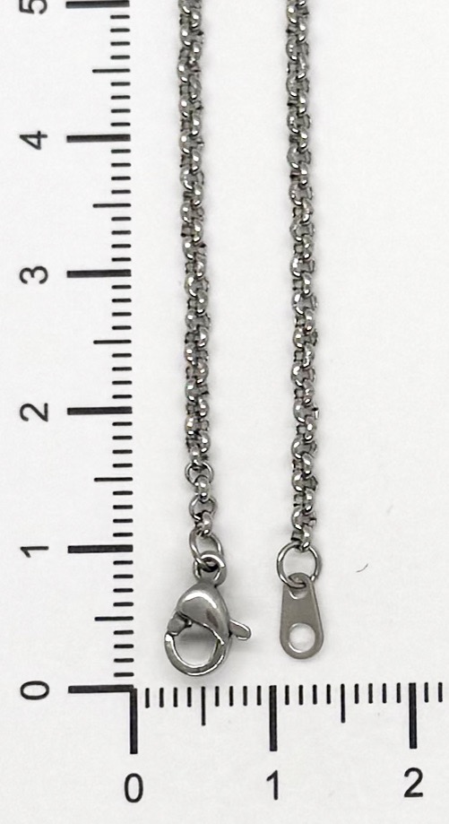 Cadena acero quirúrgico #461 45cm x 1un 
