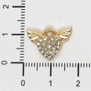 Dije fundición mariposa c/strass x 1 un.
