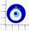 Ojo turco resina redondo 30mm x 1un