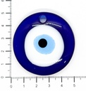 Ojo turco resina redondo 50mm x 1un 