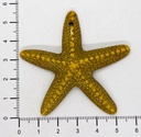 Estrella de Mar resina (mod 1) amarilla x 1un  