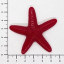 Estrella de Mar resina (mod 1) roja x 1un 