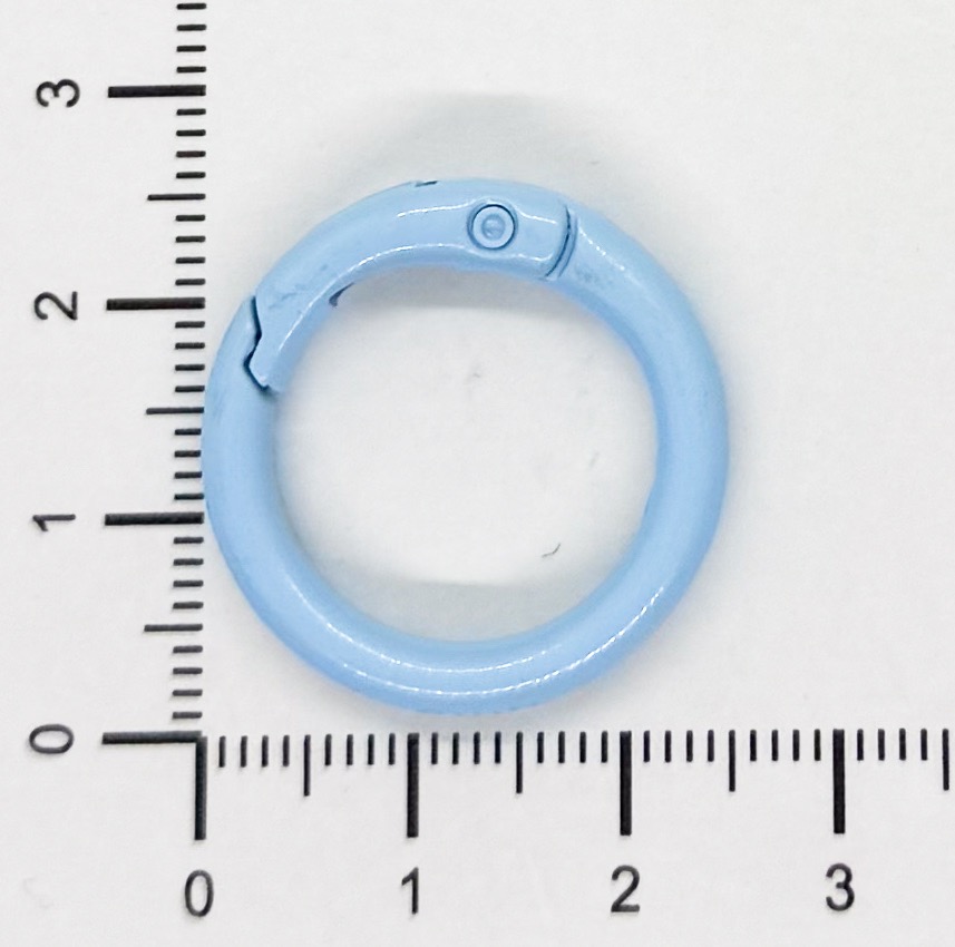 Mosquetón redondo 25mm multicolor 