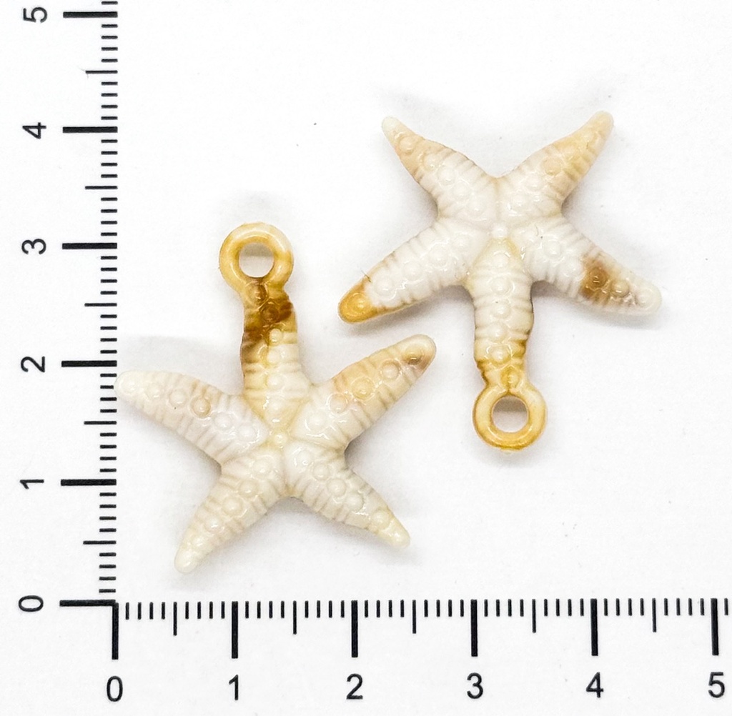 Dije plástico mar estrella #1 x 10gr 