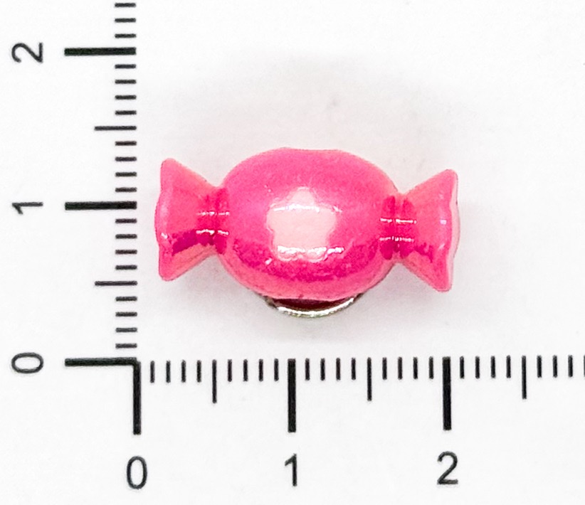 Plástico bicolor brillo AB caramelo 18mm x 10gr. 