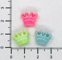  Plástico infantil pastel brillo corona x 10gr. 