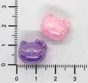  Plástico infantil pastel brillo kitty x 10gr.