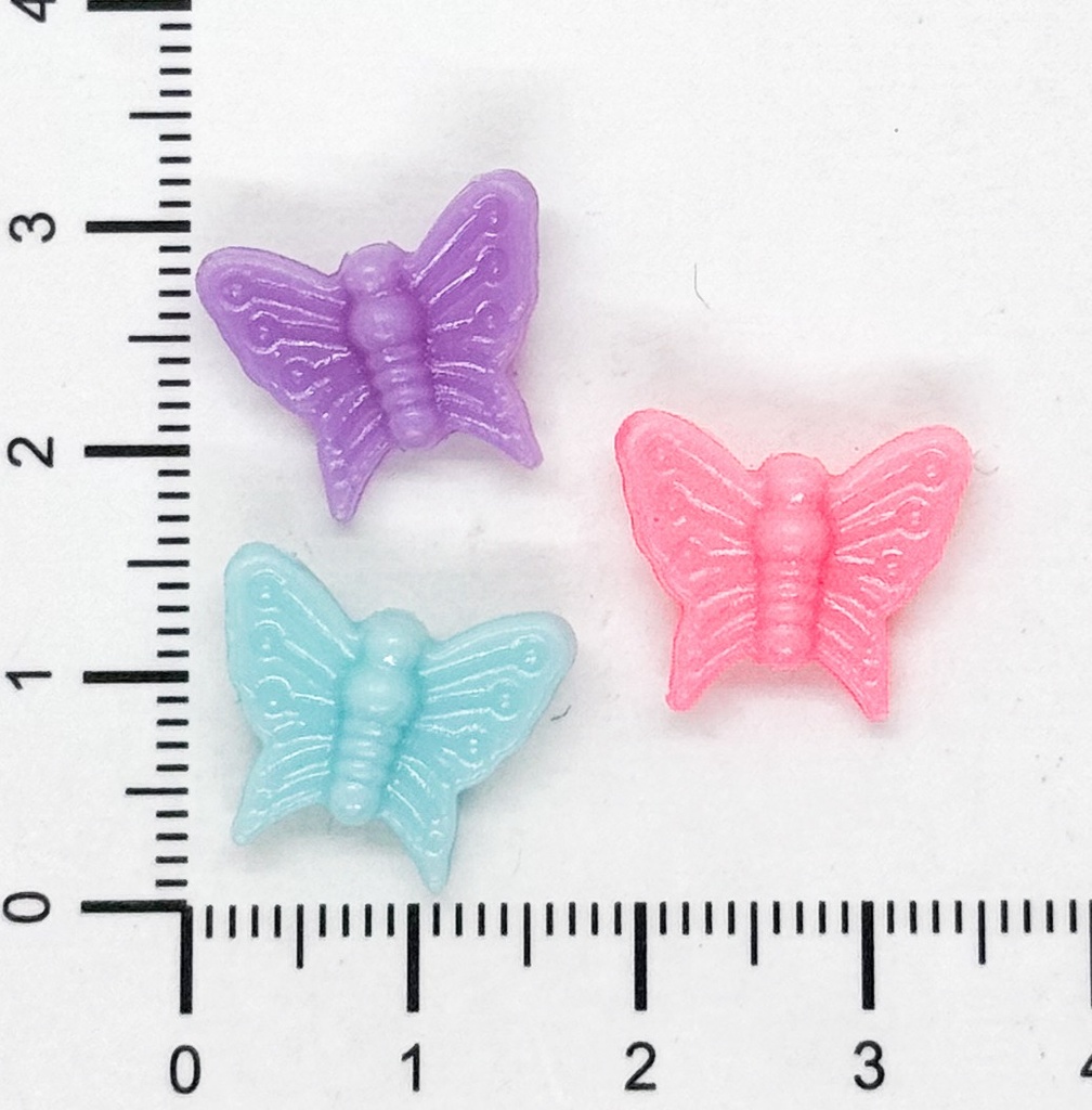 Plástico infantil pastel mariposa #1 x 10gr.