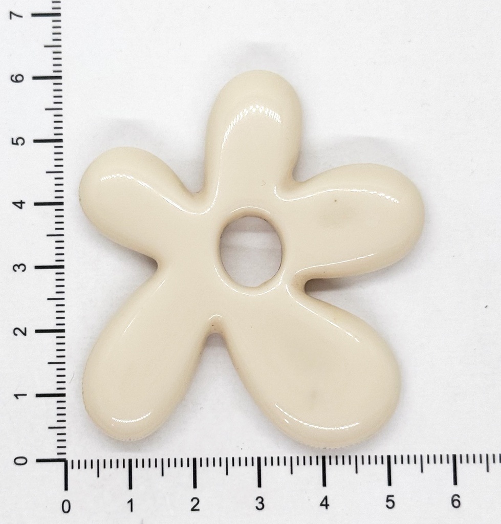 Flor resina (mod 2) lila x 1un  