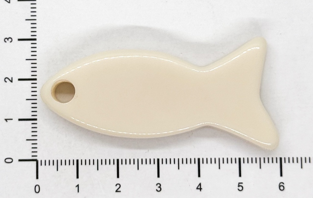 Pez resina grande ODI lila x 1un  