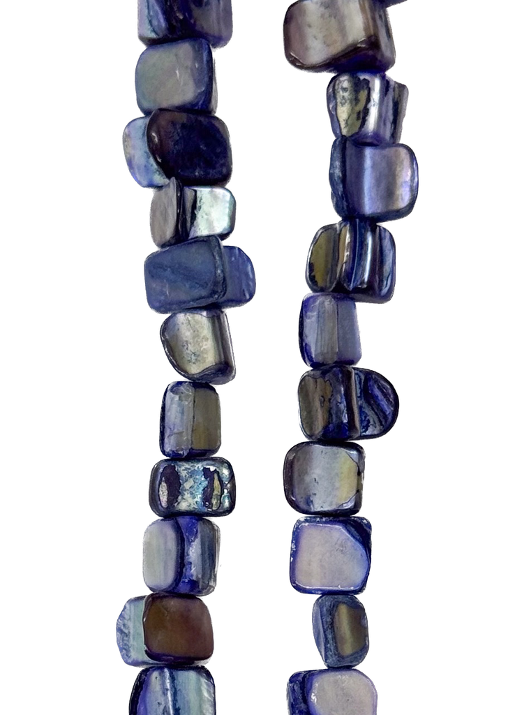 Tira nacar chispita azul 40cm x 1un 