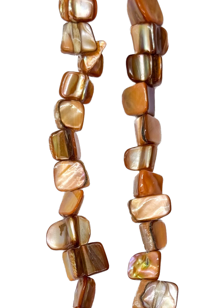 Tira nacar chispita naranja 40cm x 1un  