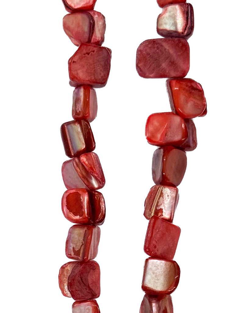 Tira nacar chispita rojo 40cm x 1un 