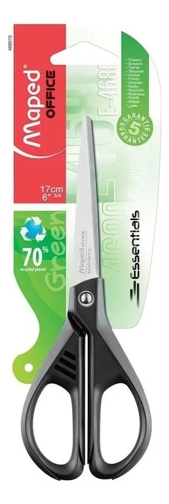 Tijera Maped Essentials green 17cm