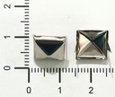 Tacha niquel cuadrada 10x10 mm x 25un