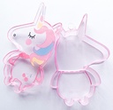 Cajita acrílica divisora unicornio