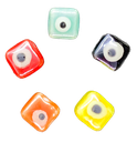 Ojos turcos cerámica cuadrados multicolor 8x8 x 5un.