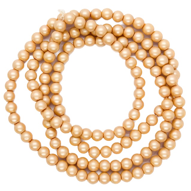 Perla vidrio satinada 6mm beige