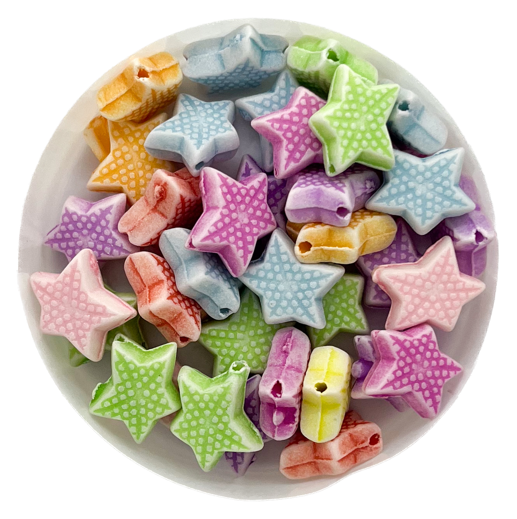 Plástico infantil labrado estrella mar x 15gr.