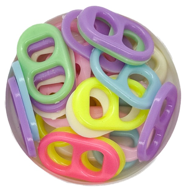 Plástico infantil pastel chapita x 10gr.