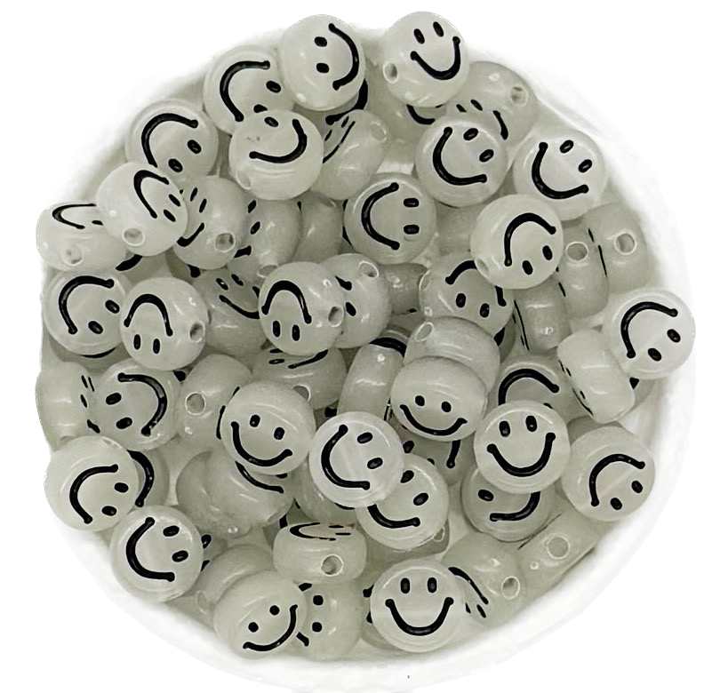 Plástico Smile luminoso plano 7mm x 10grs