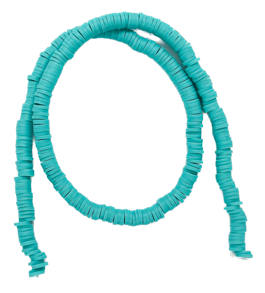 Tira Fimo plano 6 mm turquesa #48