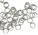 Argollas de unión níquel 10mm x 0,8mm