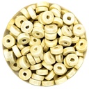 Donitas de madera beige  8mm x 10gr